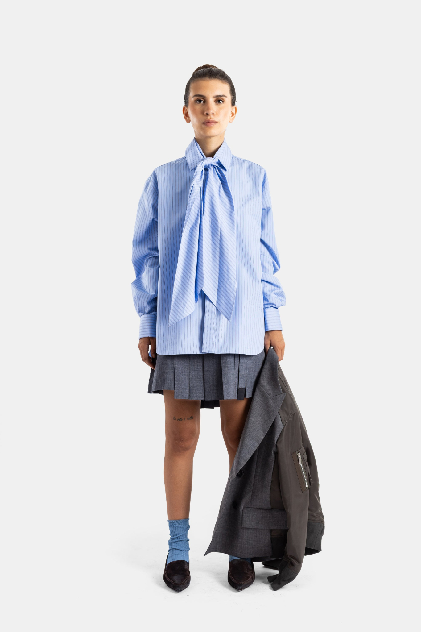 [Sacai] Shirts Long Sleeve FW26 26-08616