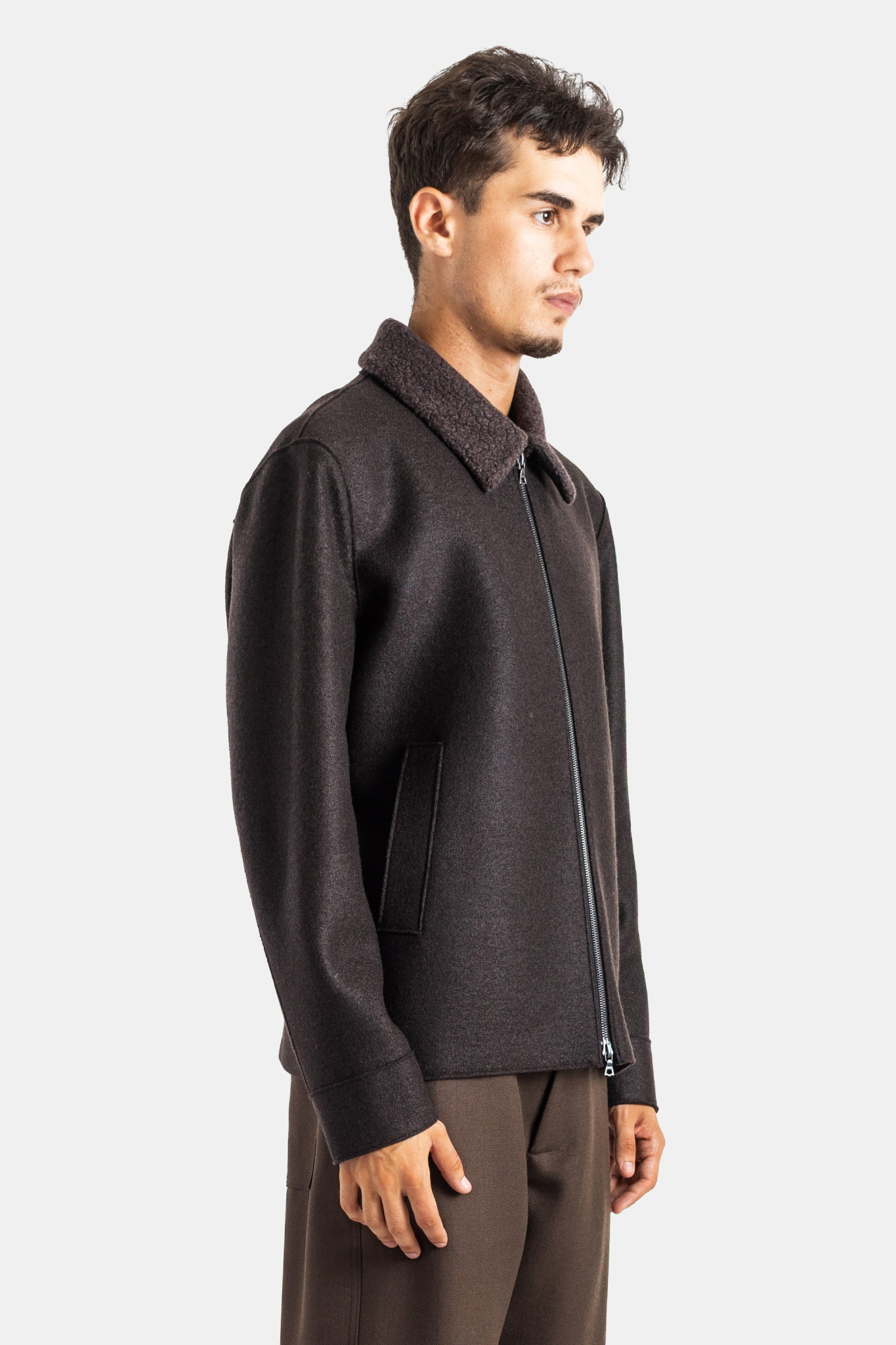[Harris Wharf] Jacket FW26 CH9341MLK-W