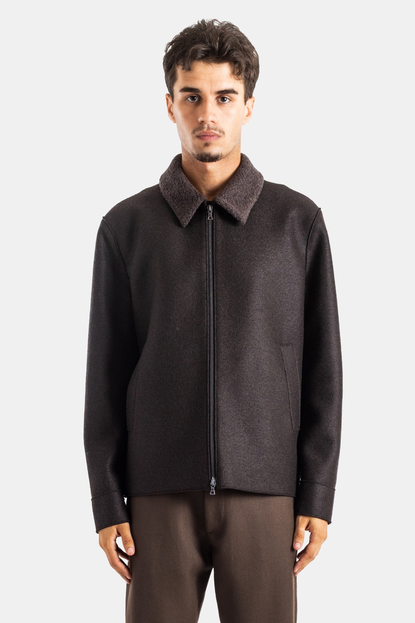 [Harris Wharf] Jacket FW26 CH9341MLK-W