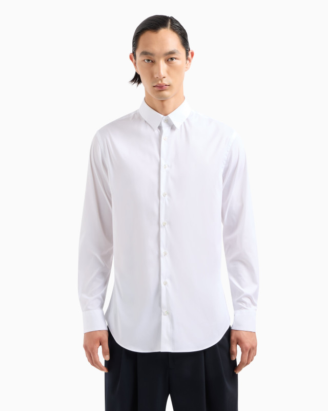 [Giorgio Armani] Shirts Long Sleeve FW26 GM000056-TE11184
