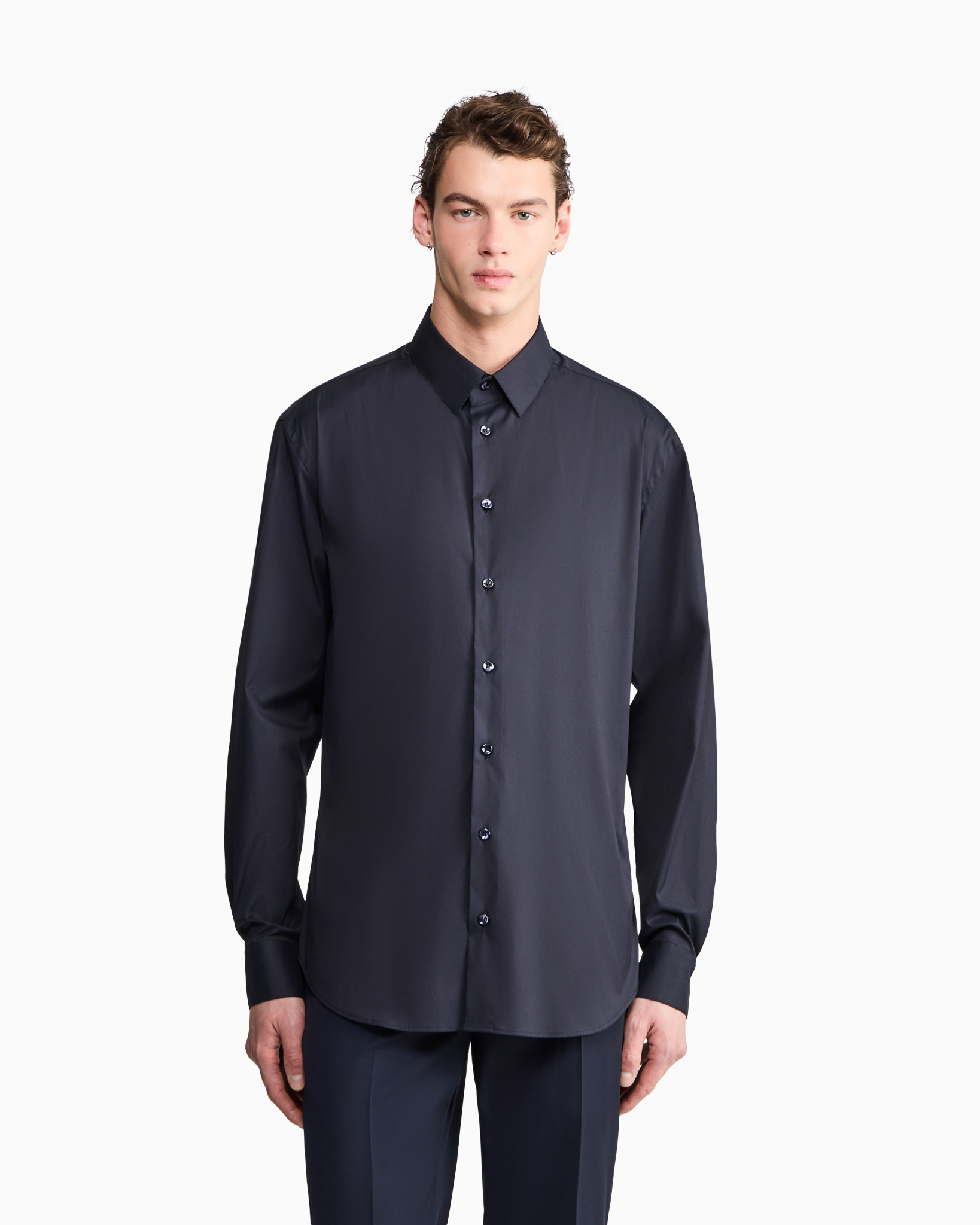 [Giorgio Armani] Shirts Long Sleeve FW26 GM000056-TE11184