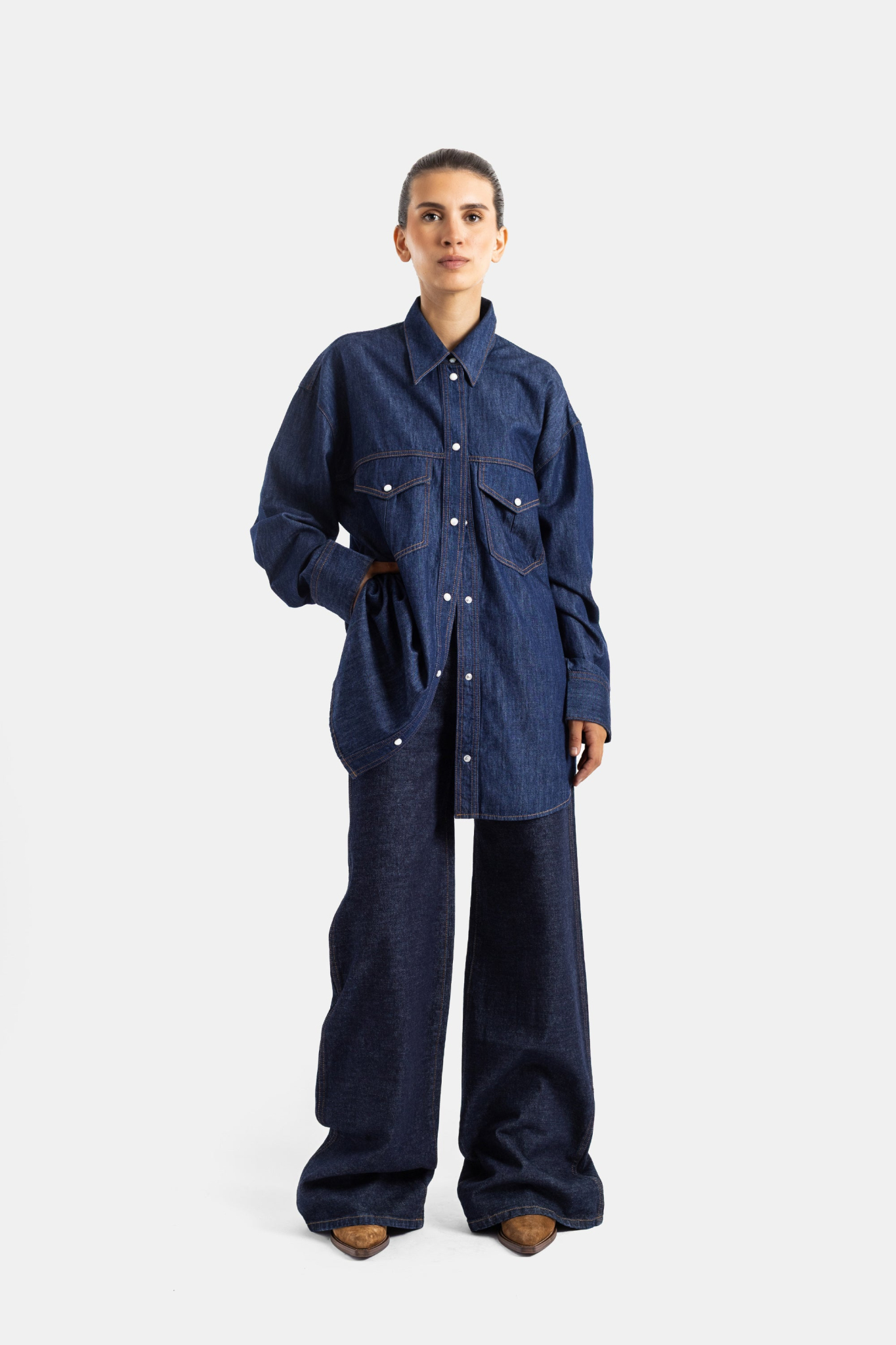 [KHAITE] Shirts Long Sleeve FW26 1198923040