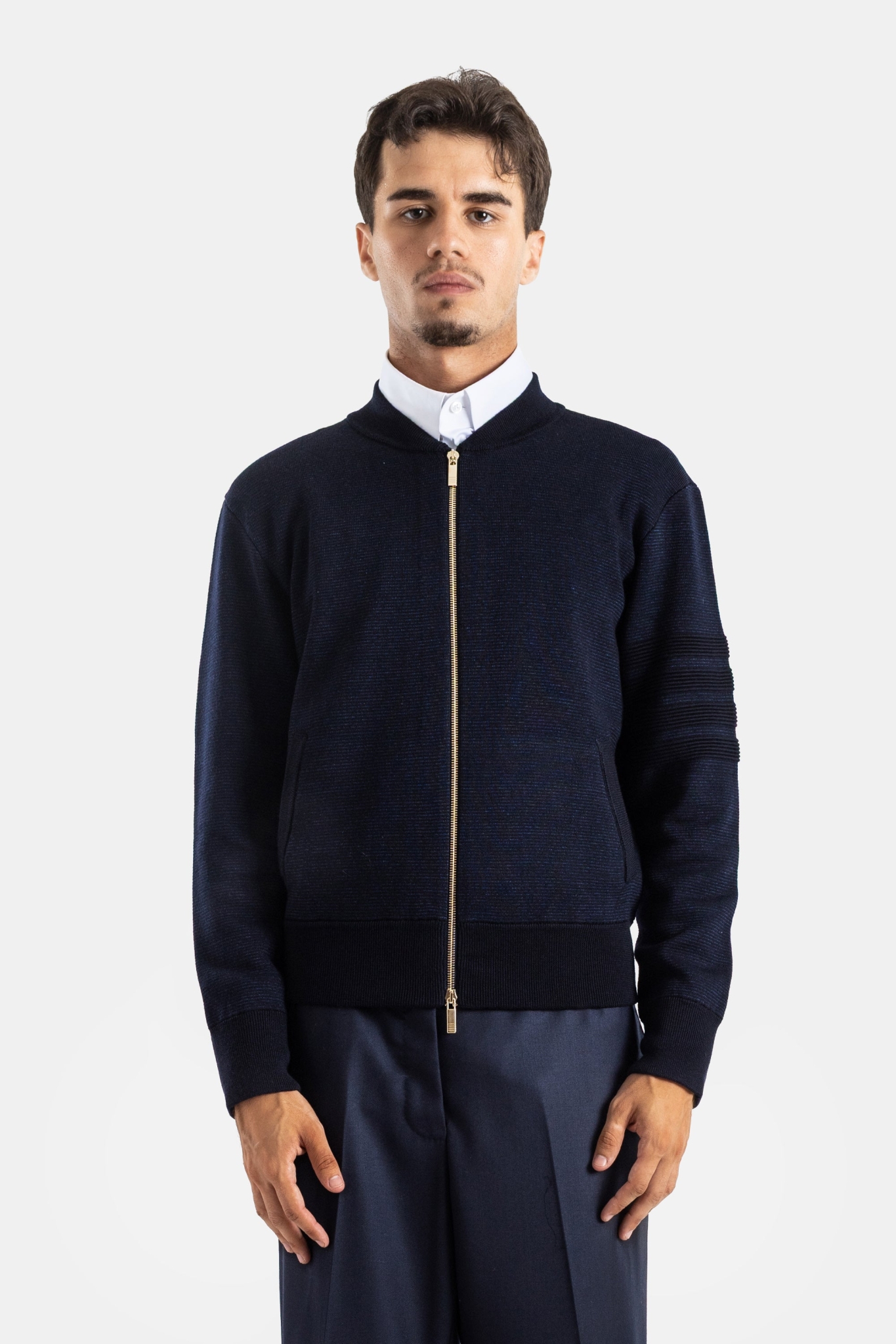 [Thom Browne] Zip up FW26 MKJ144A-Y1055