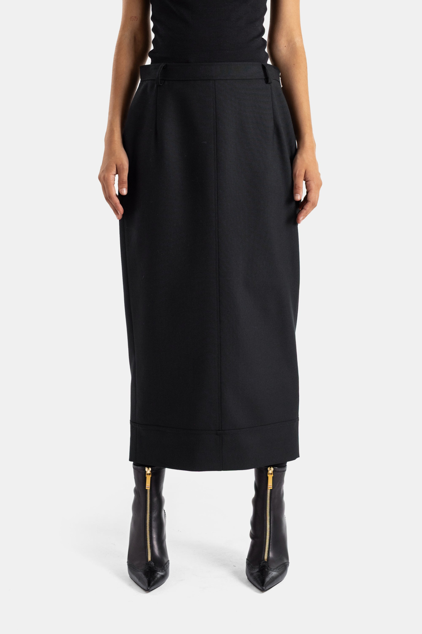 [Thom Browne] Long skirt FW26 FGCA32H-F1199