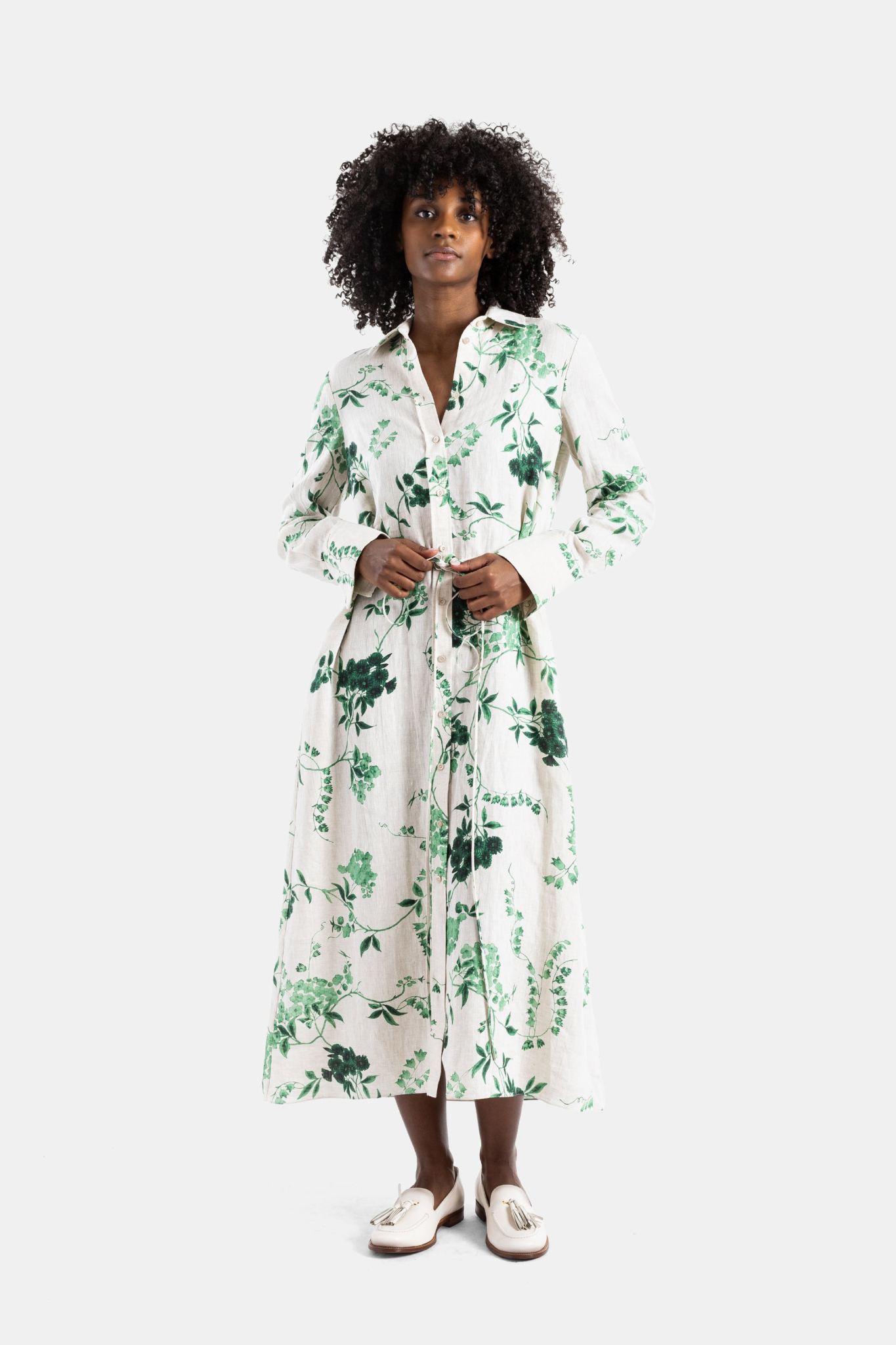 [Erdem] Long sleeve dress SS26 SS26_D59_51813020
