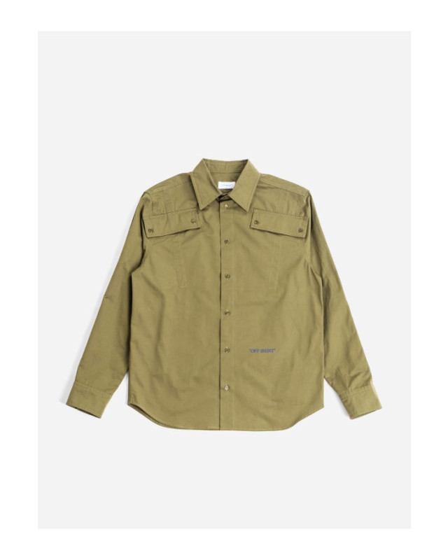 [Off-White] Shirts Long Sleeve FW25 OMGE04IF25FAB003