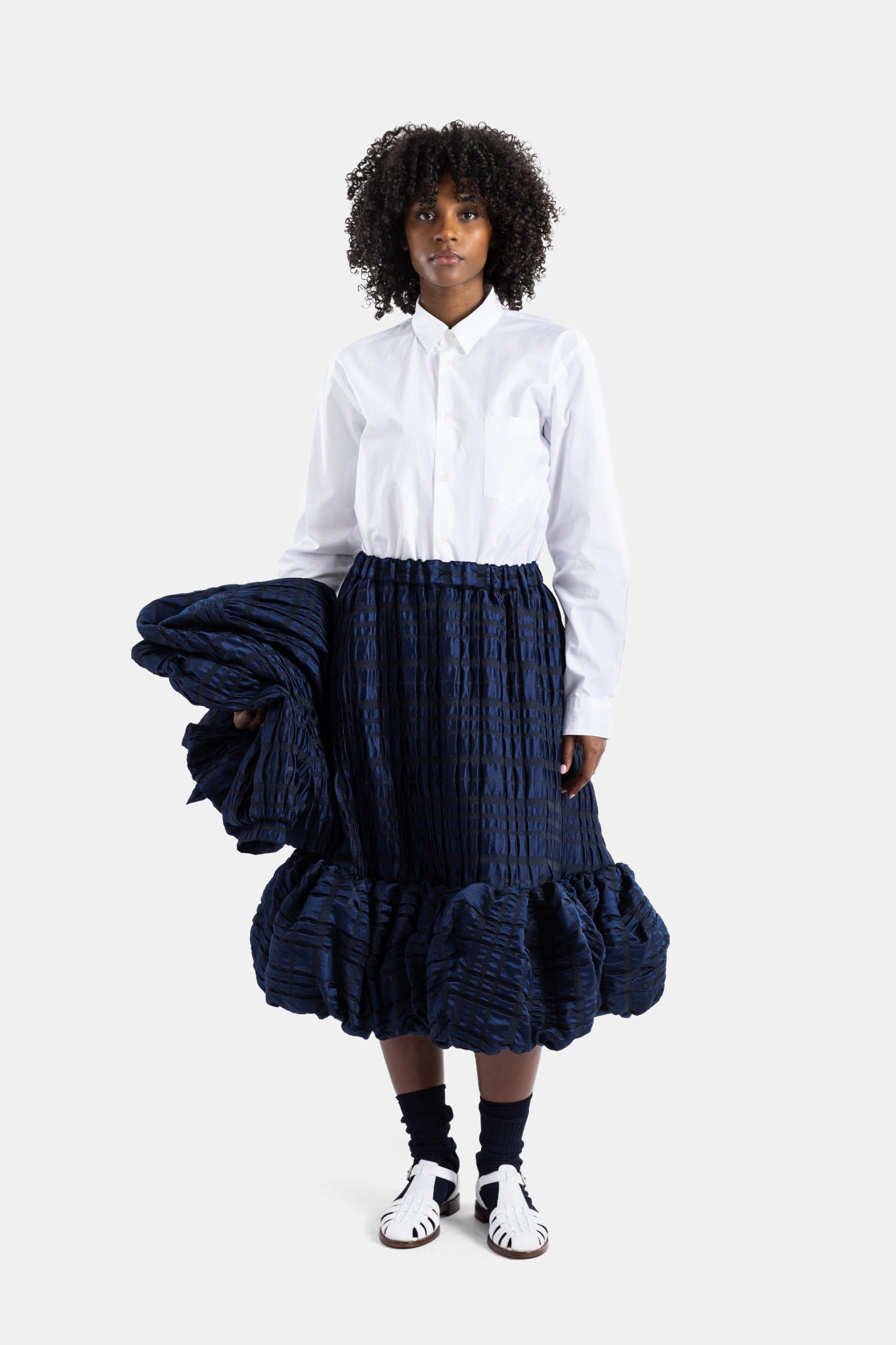 [NOIR KEI NINOMIYA] Long skirt SS26 3Q-S013-051