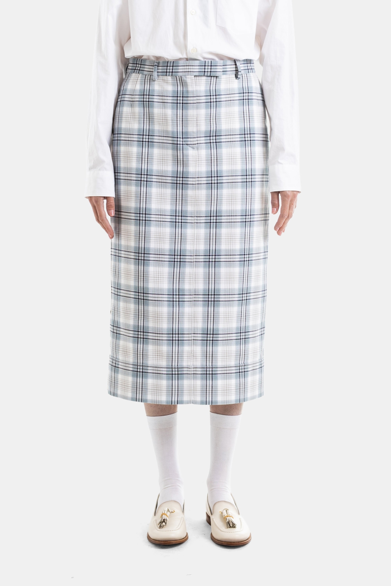 [Thom Browne] Long skirt SS26 FGC976H-F1086