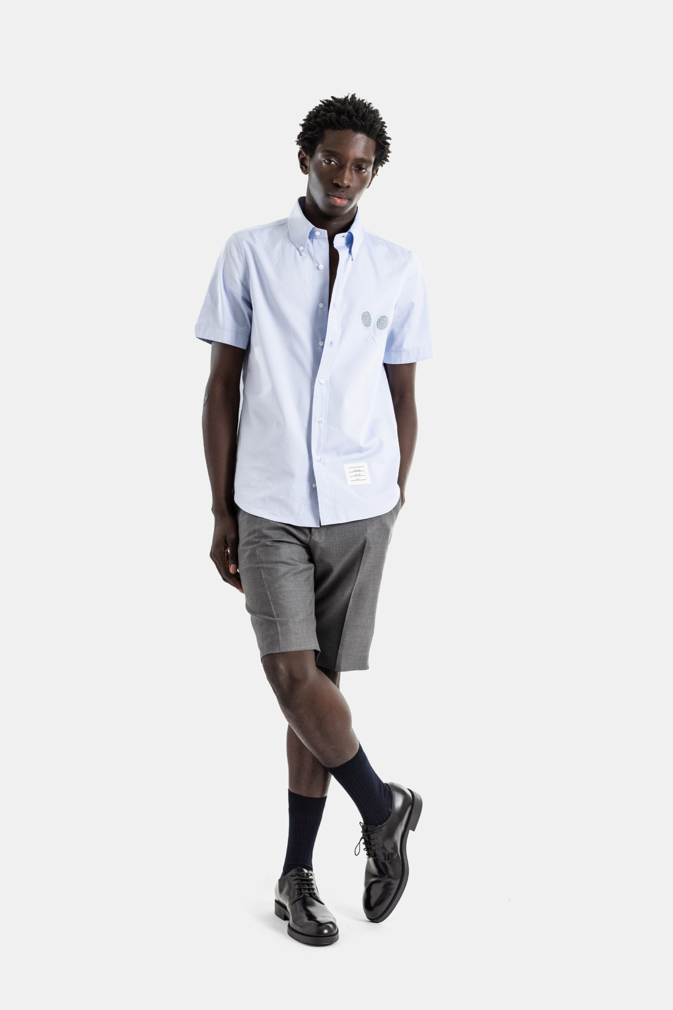 [Thom Browne] Shirts Short Sleeve SS26 MWS330E-E1490