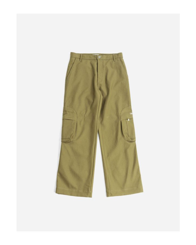 [Off-White] Trousers FW25 OMCF04DF25FAB001