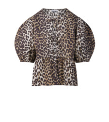 [GANNI] Shirts Short Sleeve SS26 F9116