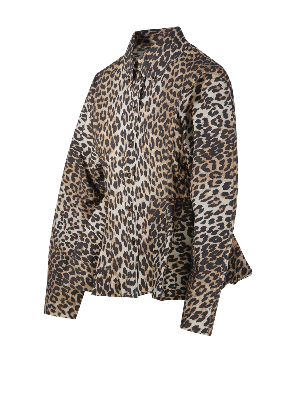 [GANNI] Shirts Long Sleeve SS26 A1040058