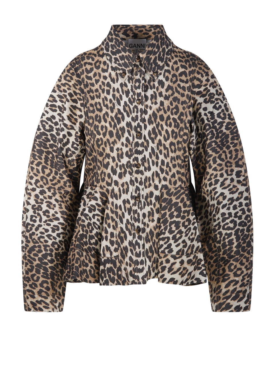 [GANNI] Shirts Long Sleeve SS26 A1040058