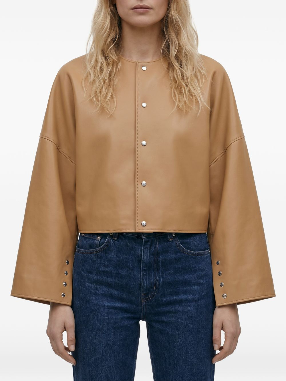 [Celine] Leather Jacket FW26 RV14O1437GDL8