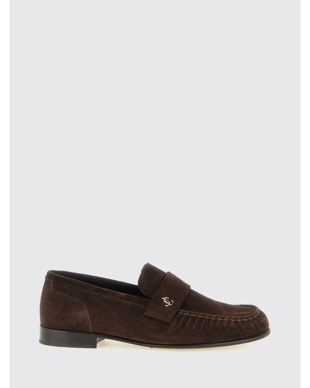 [Jimmy Choo] Loafer FW26 ELLISLOAFERFSUE CHOCOLATE