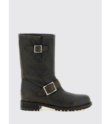 [Jimmy Choo] Boots FW26 BIKERMIDCTH BLACKTOFFEE