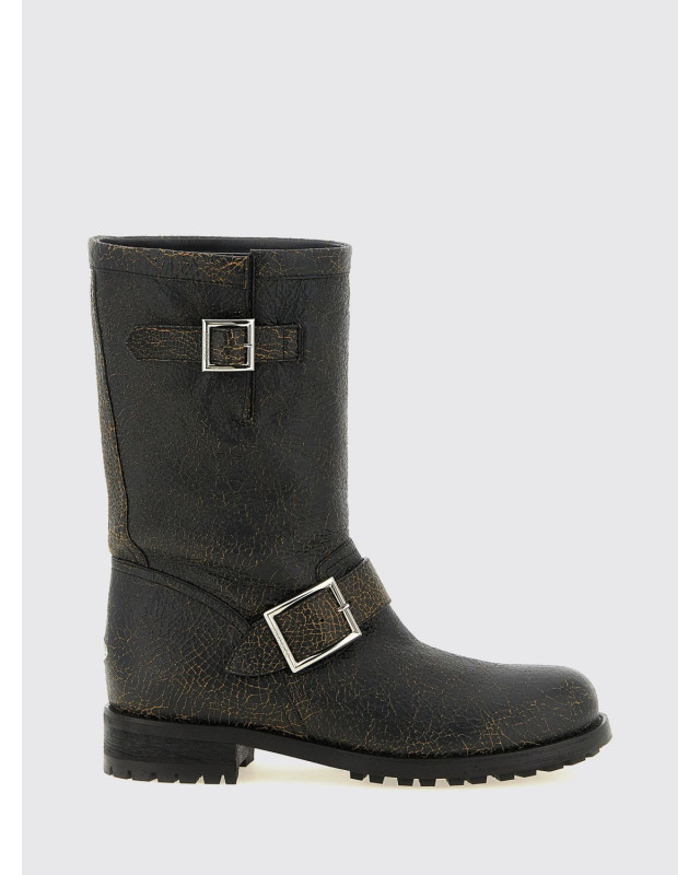 [Jimmy Choo] Boots FW26 BIKERMIDCTH BLACKTOFFEE