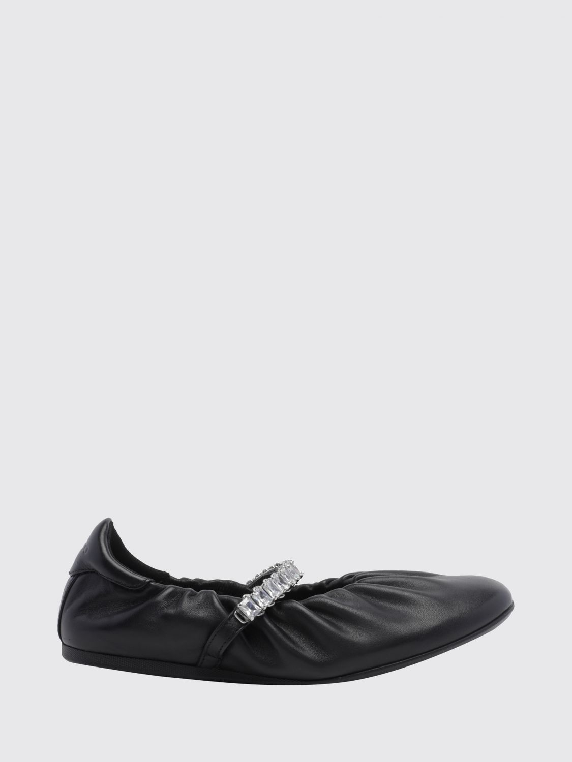 [Jimmy Choo] Flat shoes FW26 JADEBALLERINAGKE BLACK/CRYSTAL