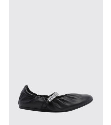 [Jimmy Choo] Flat shoes FW26 JADEBALLERINAGKE BLACK/CRYSTAL
