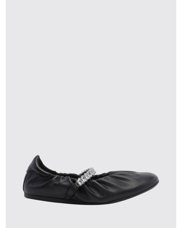 [Jimmy Choo] Flat shoes FW26 JADEBALLERINAGKE BLACK/CRYSTAL