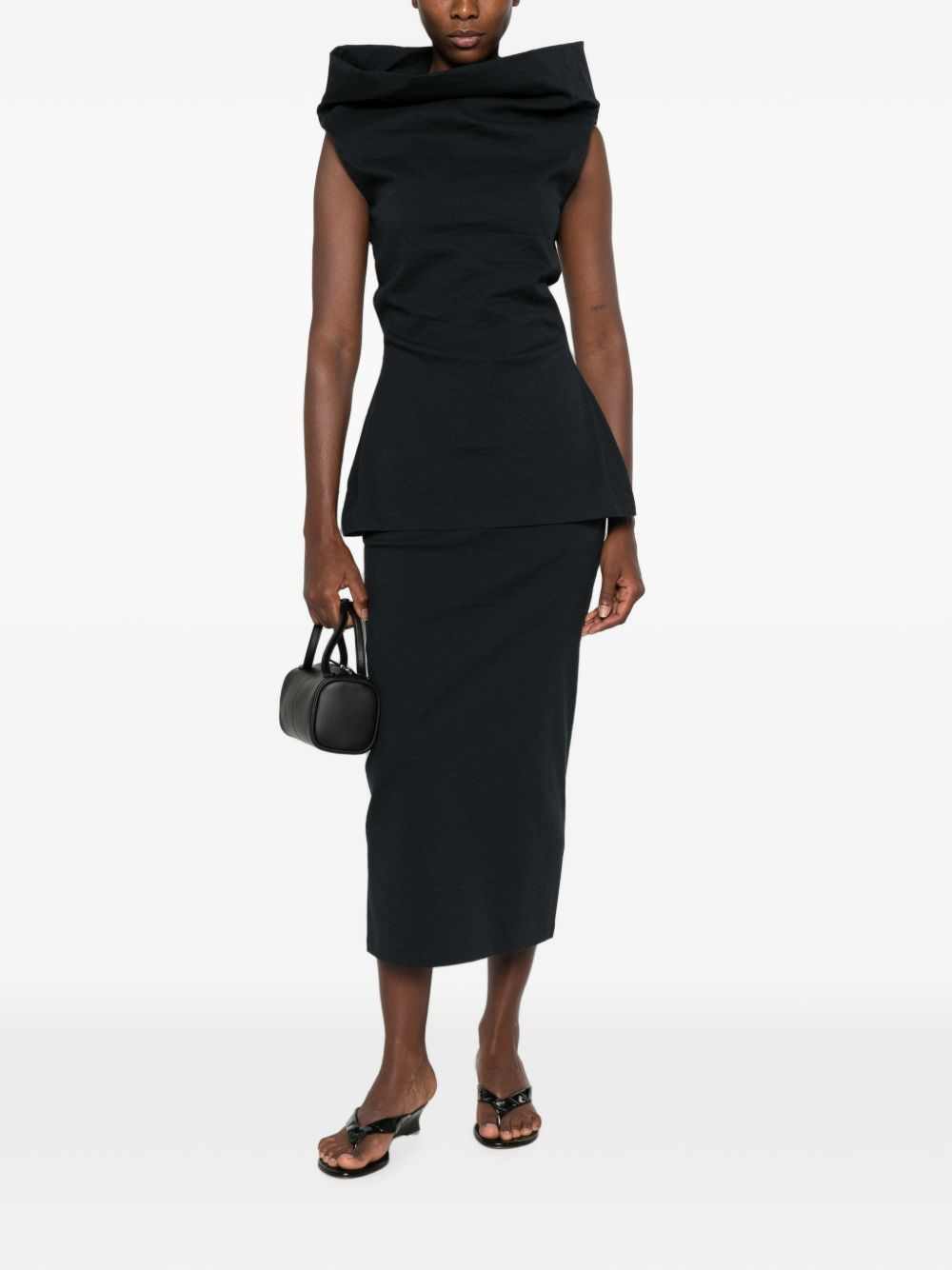 [Issey Miyake] Long skirt FW26 IM68FG00578
