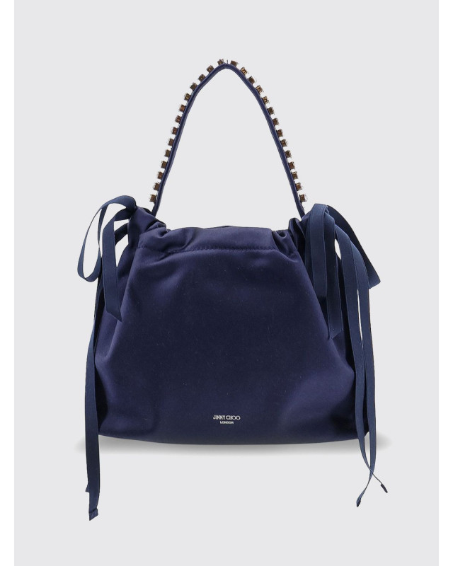 [Jimmy Choo] Tote bag FW26 DRAWSTRINGMINITHKSIMARINESIL MARINESILVER