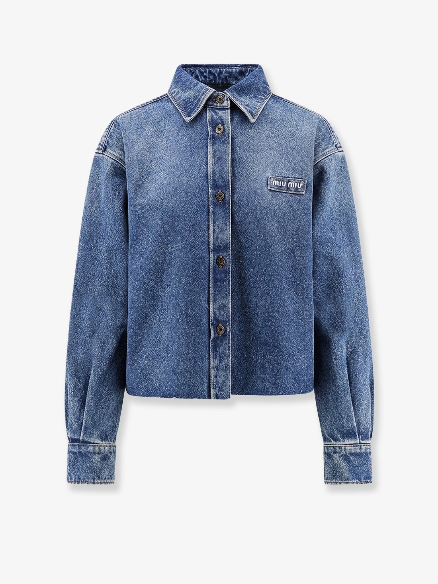 [Miu Miu] Shirts Long Sleeve FW26 GWC132SOOO192UF0008