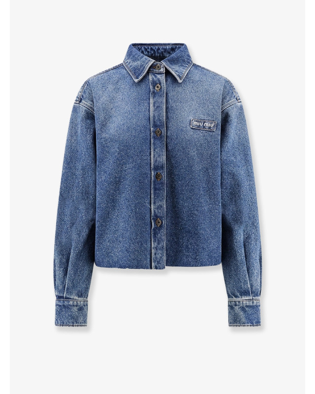 [Miu Miu] Shirts Long Sleeve FW26 GWC132SOOO192UF0008