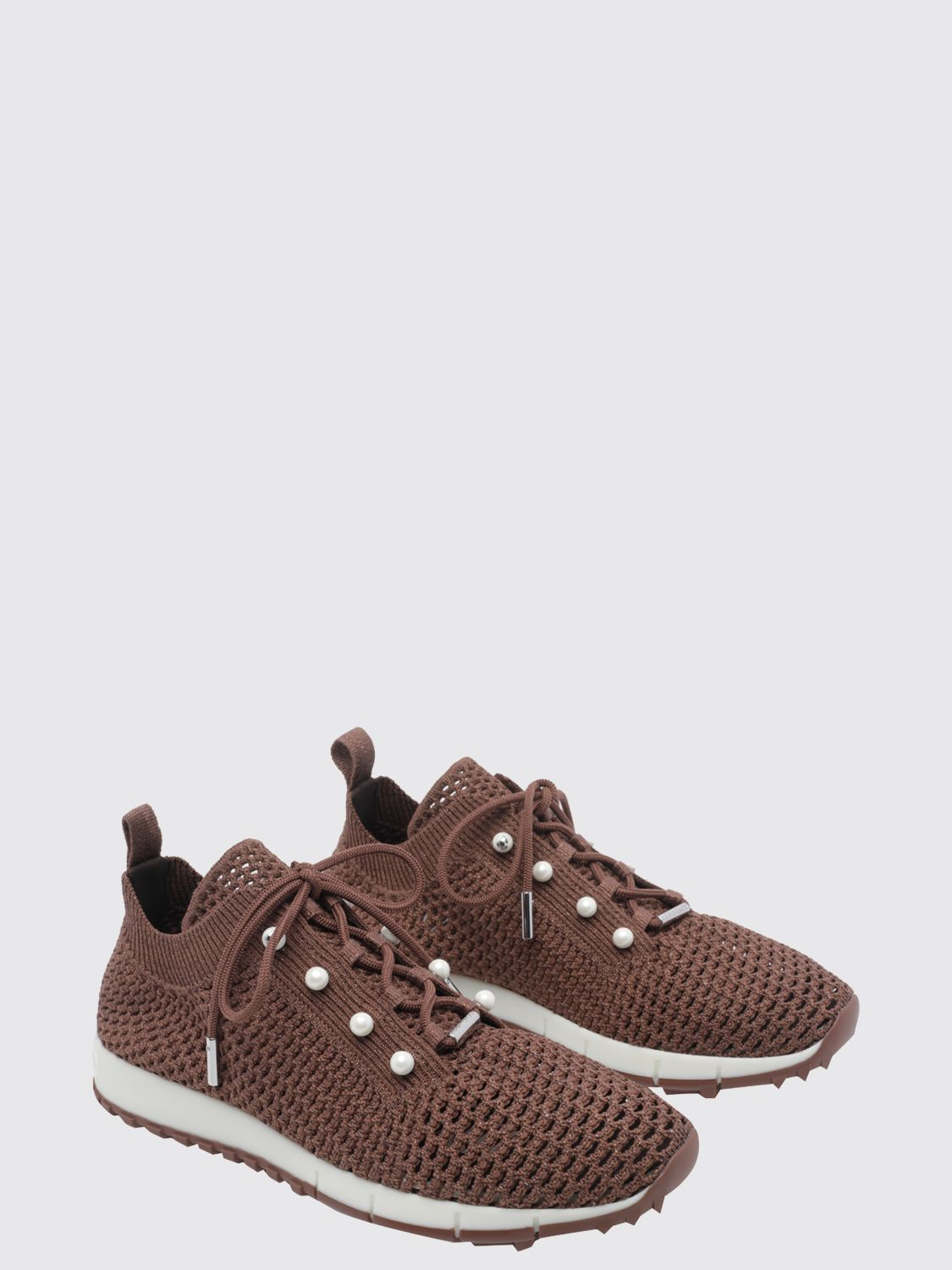 [Jimmy Choo] Sneakers FW26 VELESQEH CHOCOLATE/BRONZE