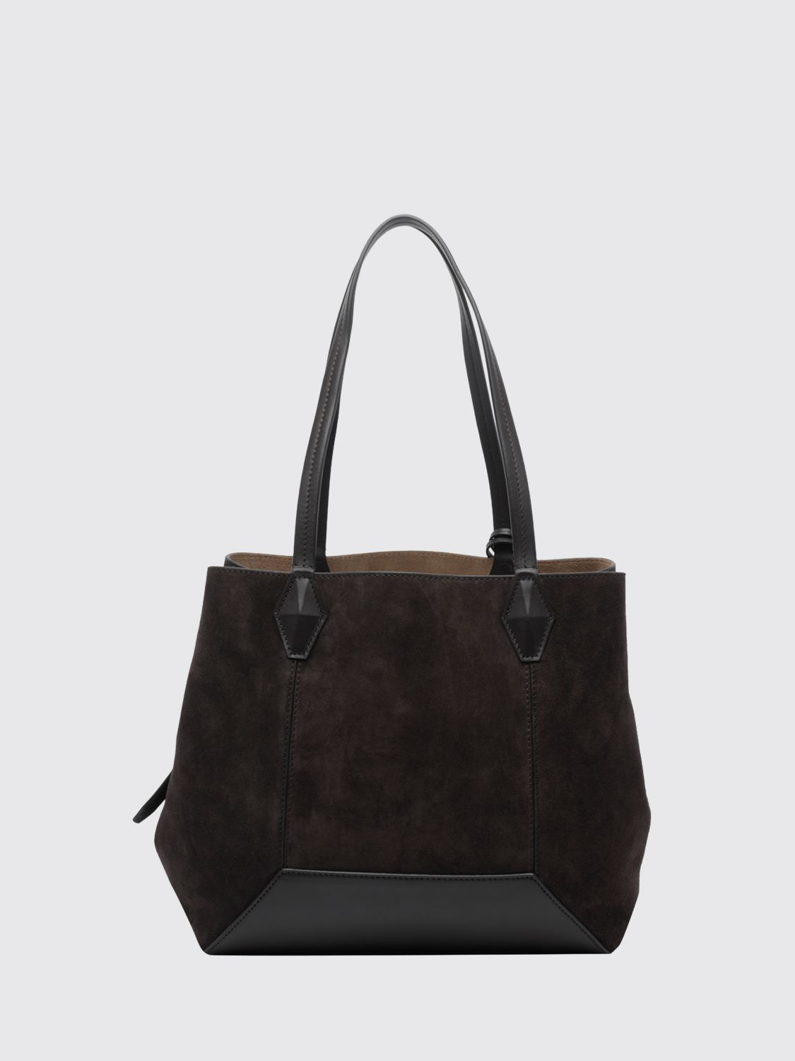 [Jimmy Choo] Shoulder bag FW26 DIAMONDTOTE/MSUE COFFEE/GOLD