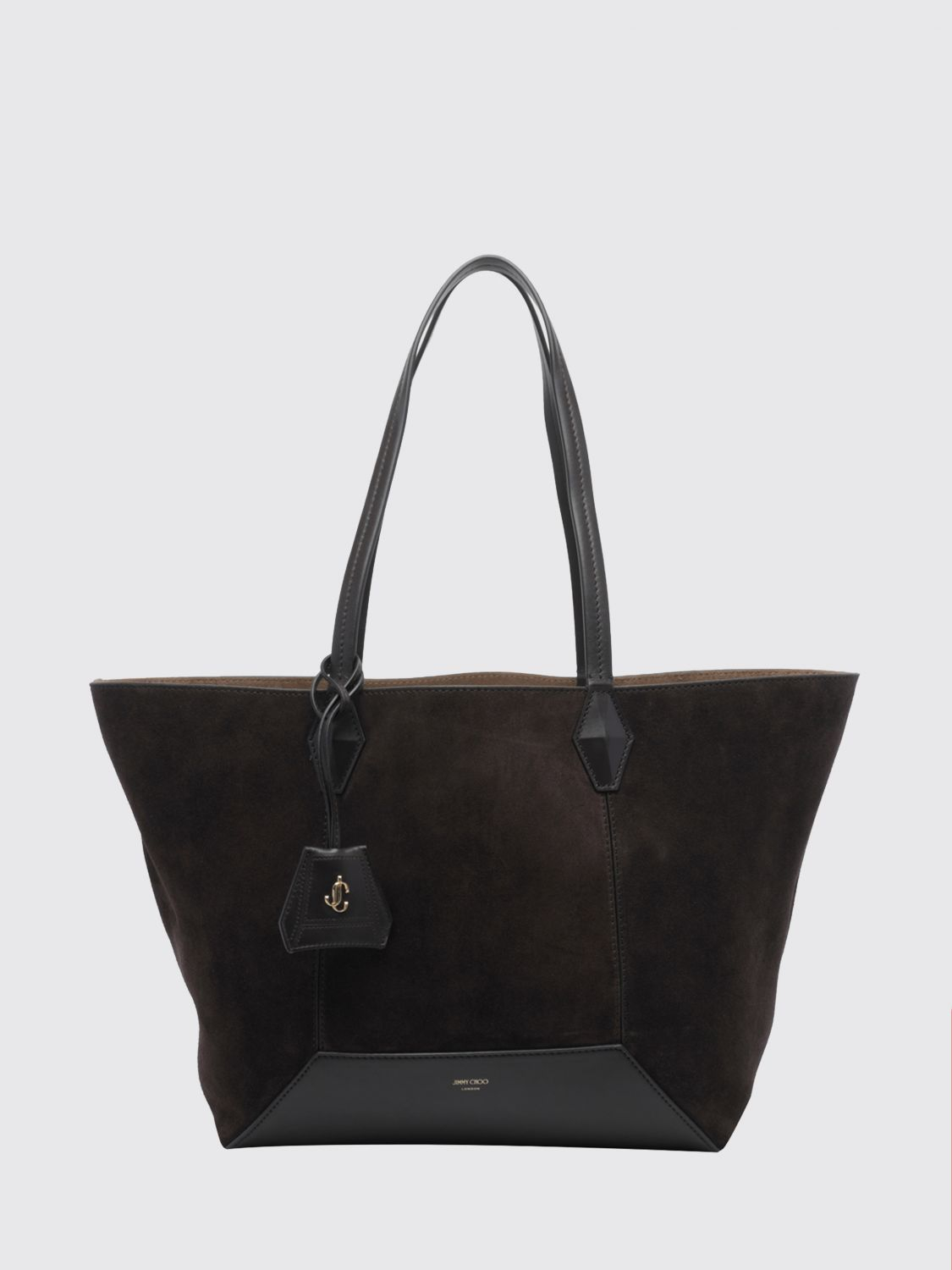 [Jimmy Choo] Shoulder bag FW26 DIAMONDTOTE/MSUE COFFEE/GOLD