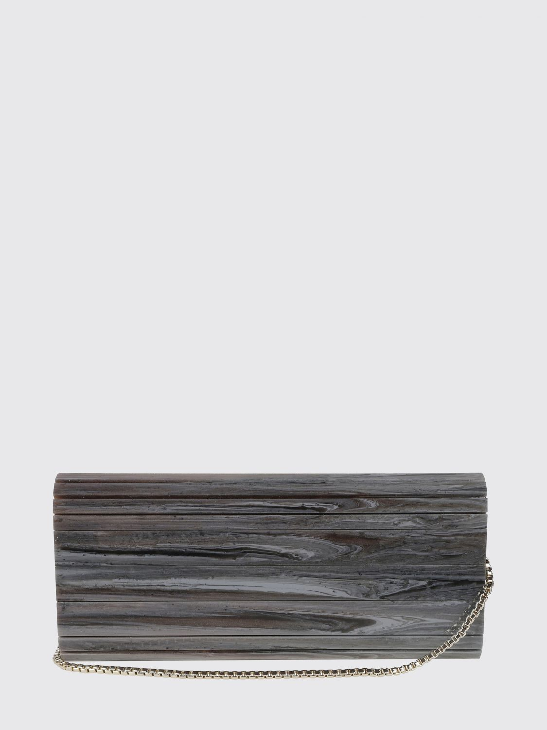 [Jimmy Choo] Clutch bag FW26 SWEETIETIE GREY MIX