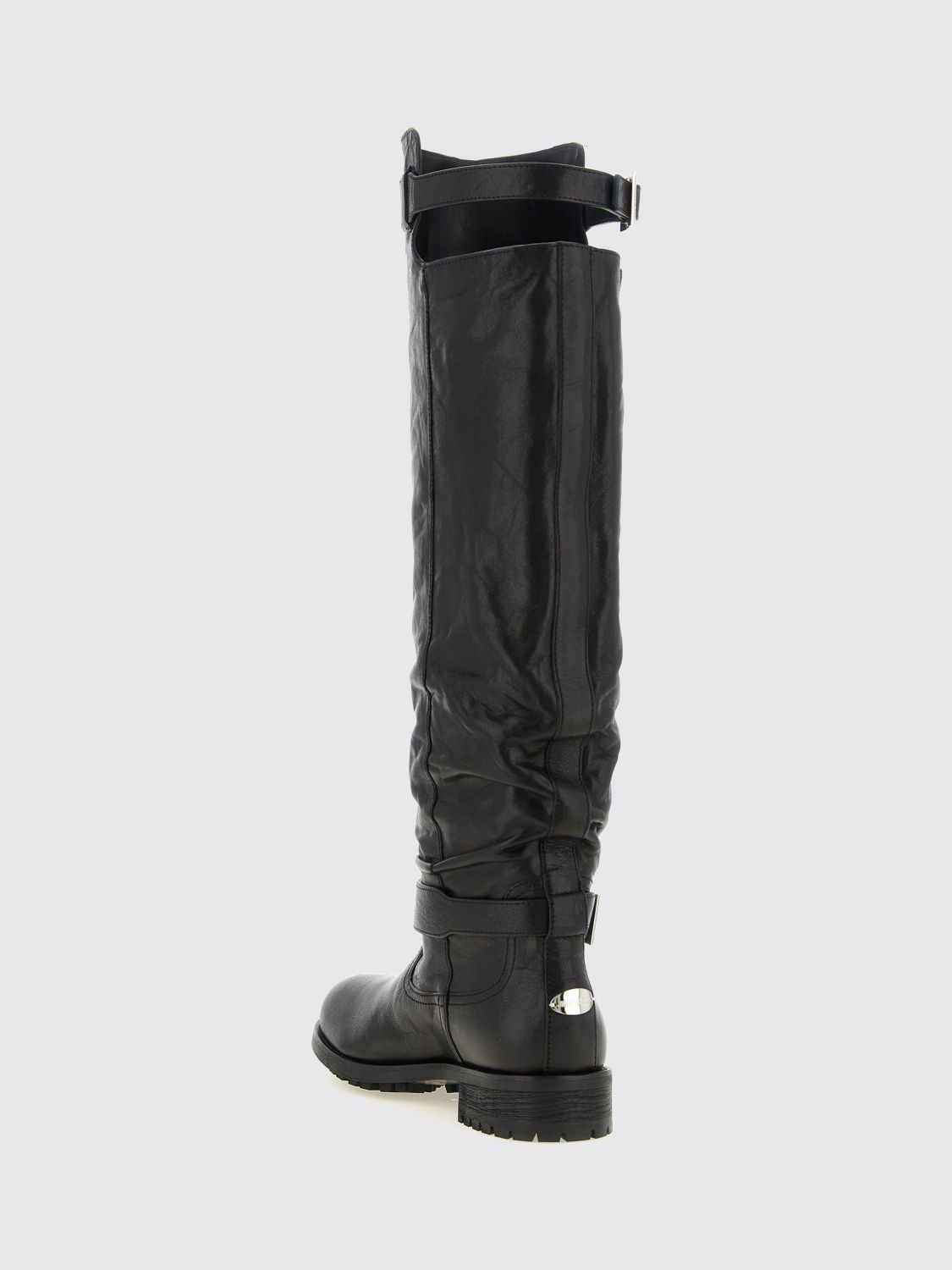 [Jimmy Choo] Boots FW26 BIKERKBERZ BLACK