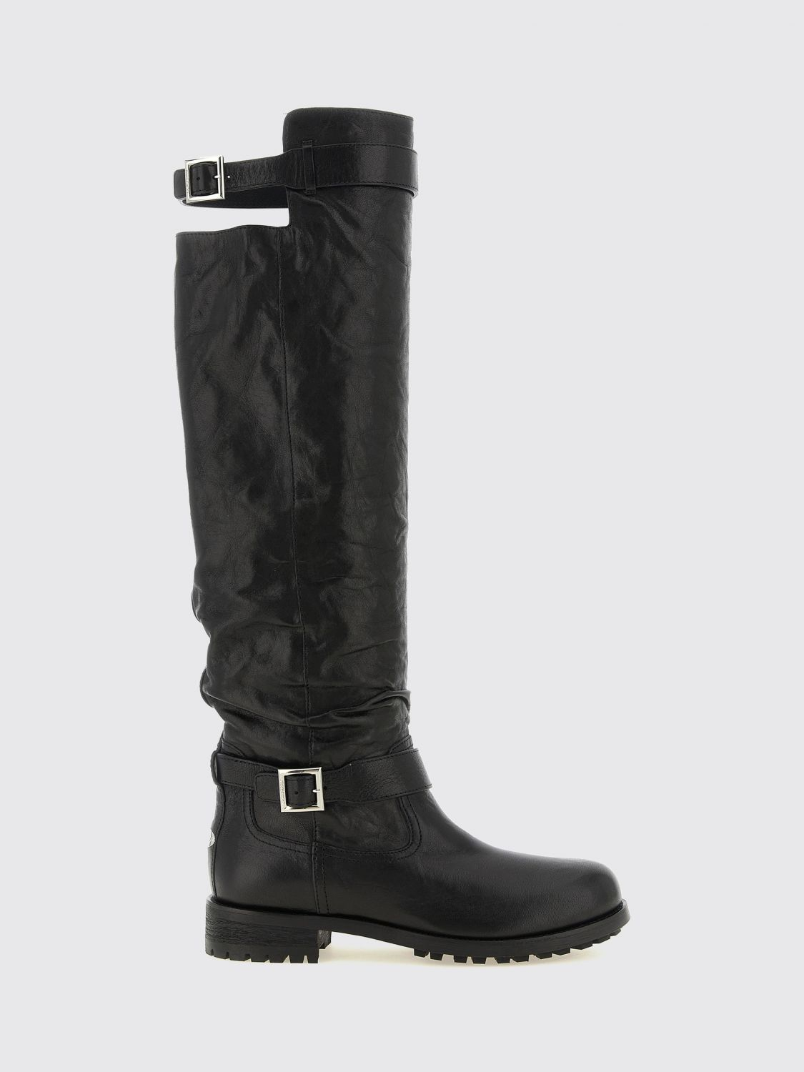[Jimmy Choo] Boots FW26 BIKERKBERZ BLACK