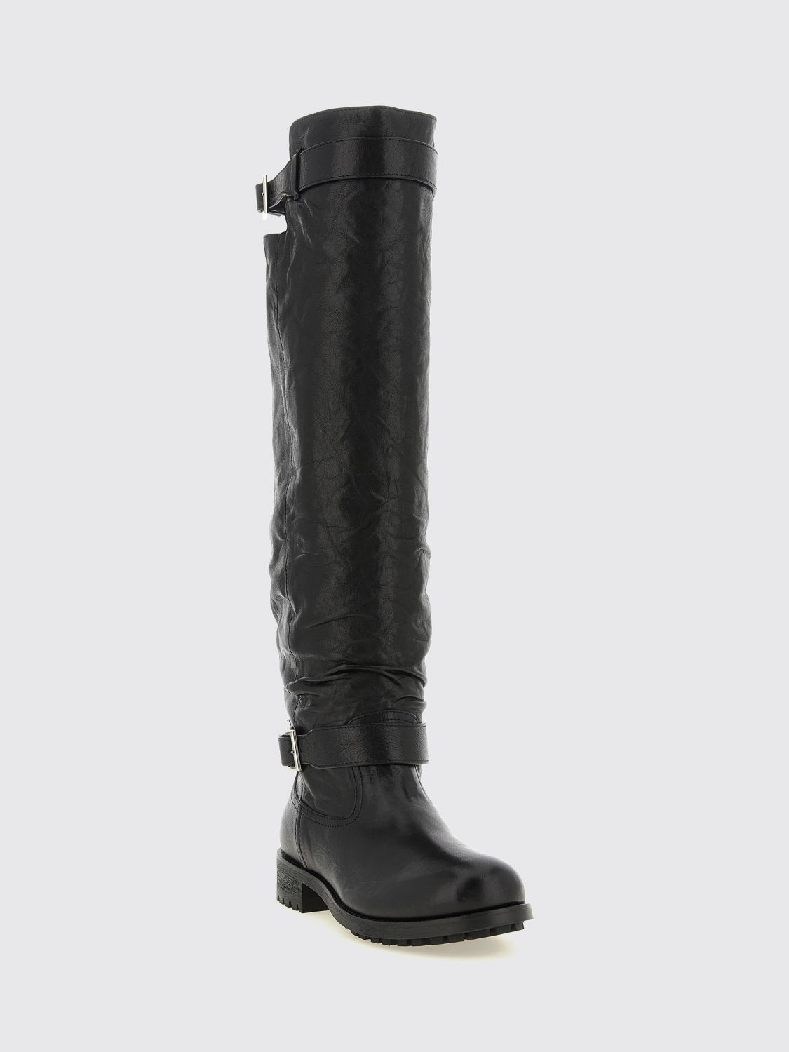[Jimmy Choo] Boots FW26 BIKERKBERZ BLACK