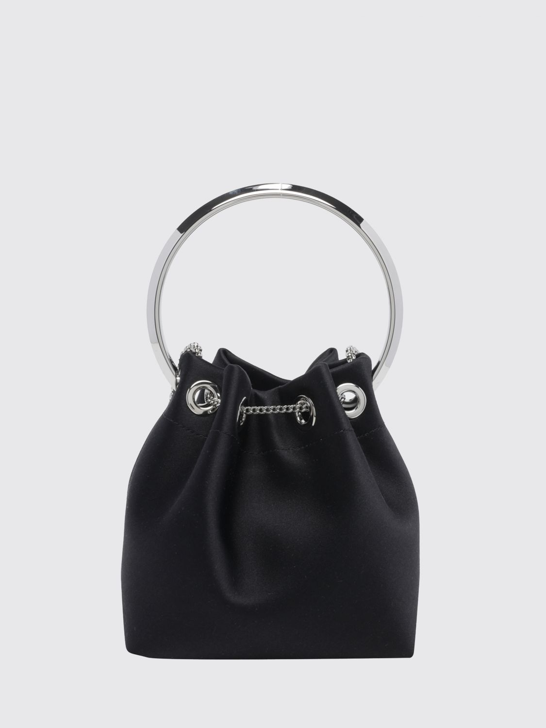 [Jimmy Choo] Cross body bag FW26 BONBONFUQ BLACK/SILVER