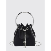 [Jimmy Choo] Cross body bag FW26 BONBONFUQ BLACK/SILVER