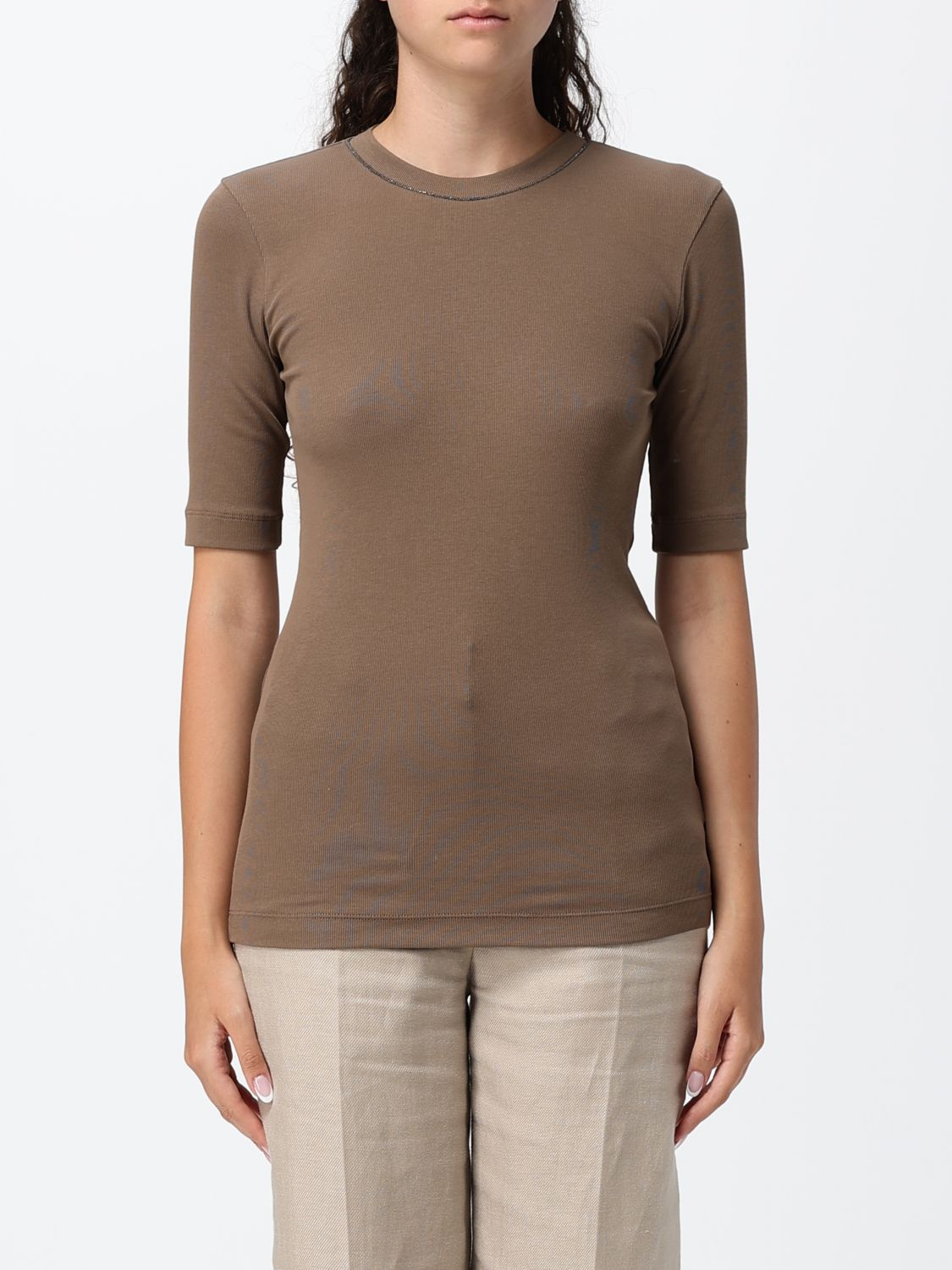[Brunello Cucinelli] T-shirts Short Sleeve FW26 M0TC8BJ310 C8705