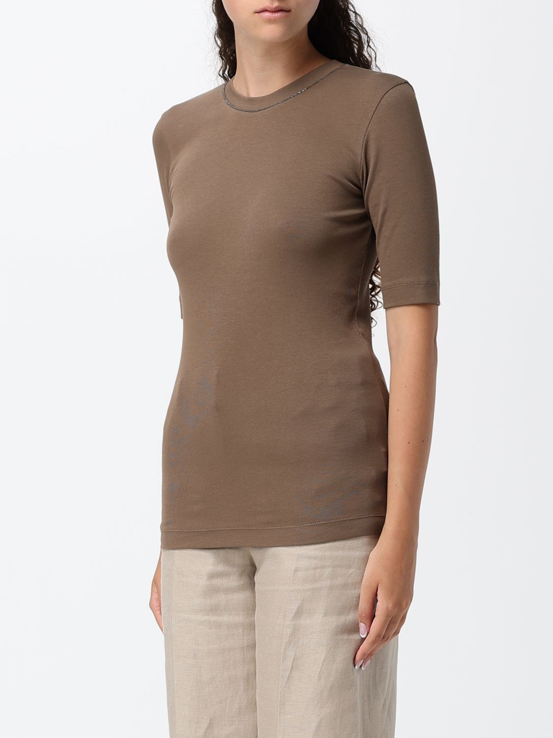 [Brunello Cucinelli] T-shirts Short Sleeve FW26 M0TC8BJ310 C8705