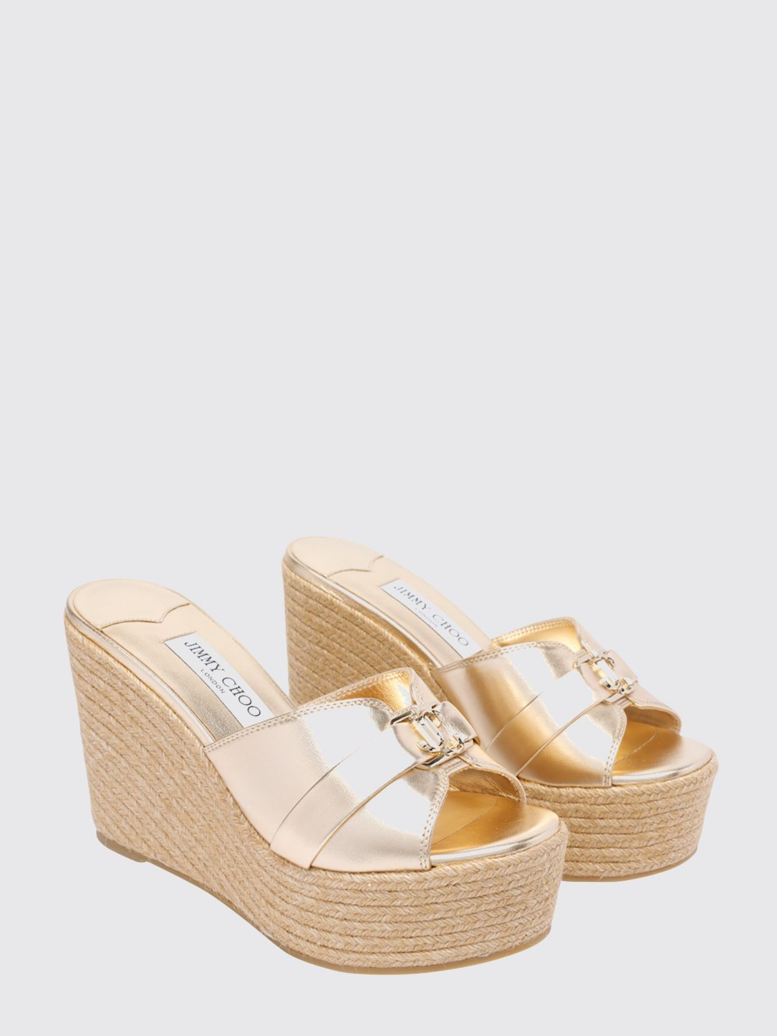 [Jimmy Choo] Wedges FW26 LEDAWEDGE100MJH GOLD