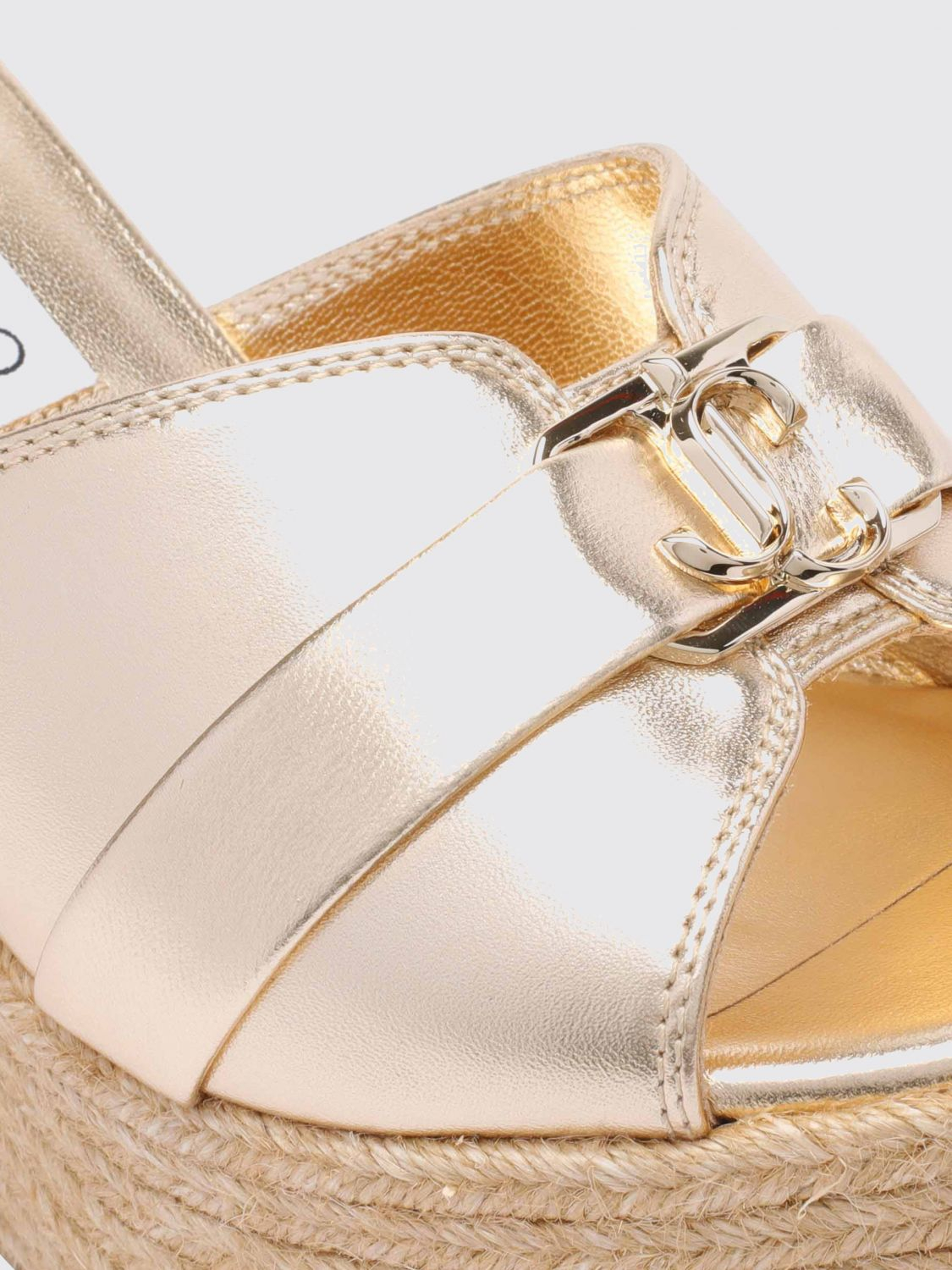 [Jimmy Choo] Wedges FW26 LEDAWEDGE100MJH GOLD