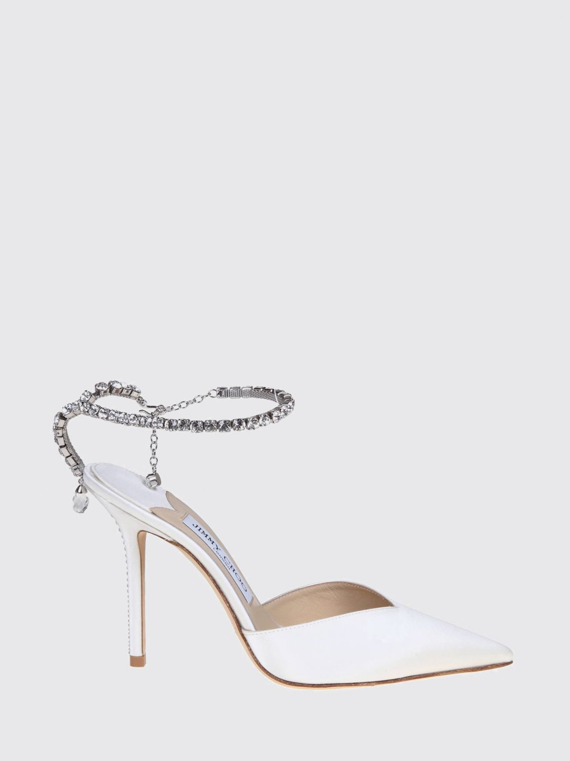 [Jimmy Choo] Pumps FW26 J000140765 Ivory/Crystal
