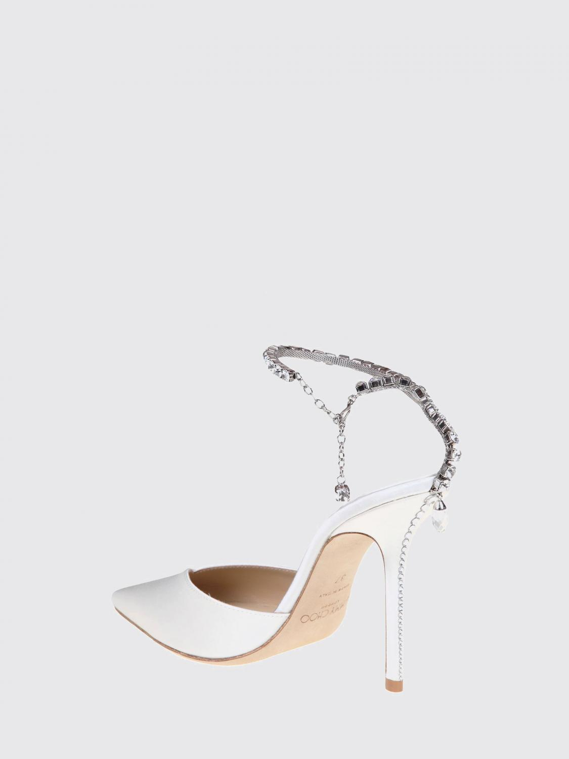 [Jimmy Choo] Pumps FW26 J000140765 Ivory/Crystal