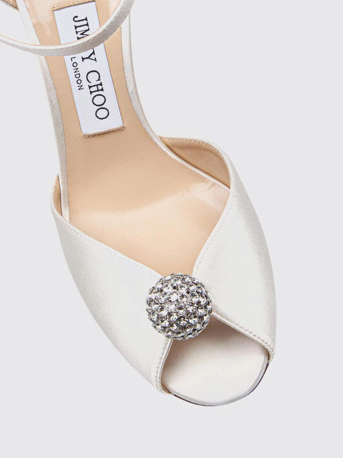 [Jimmy Choo] Sandals FW26 J000127888 Ivory/Crystal