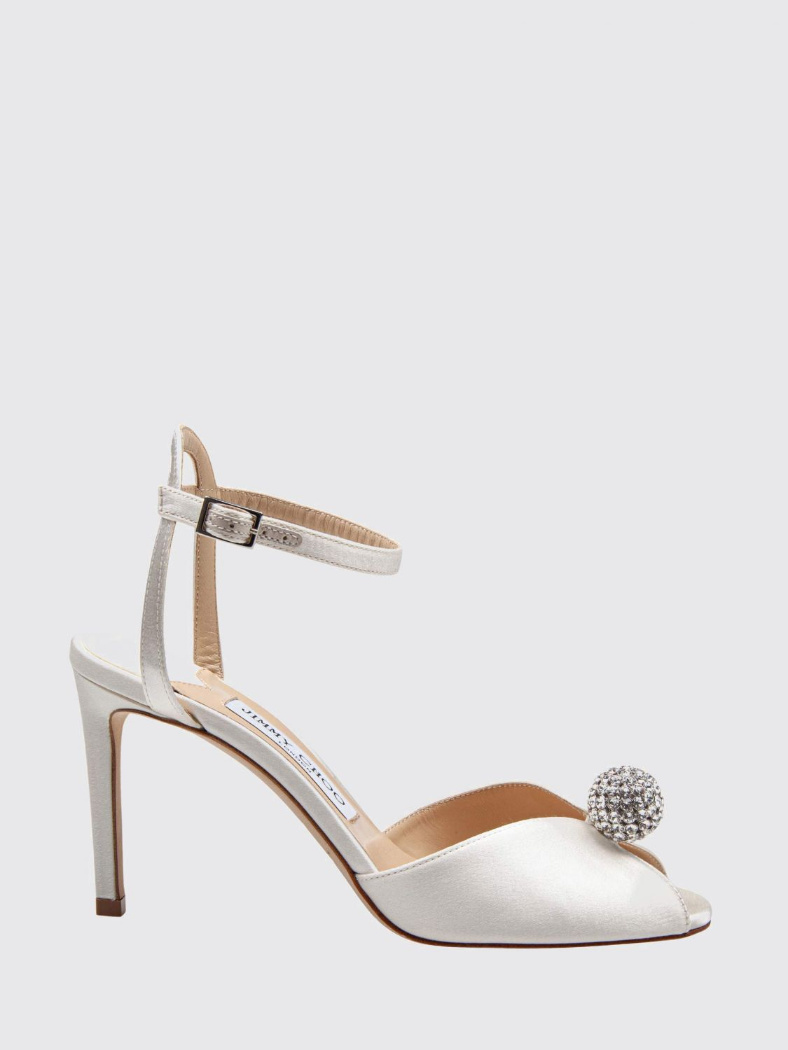 [Jimmy Choo] Sandals FW26 J000127888 Ivory/Crystal