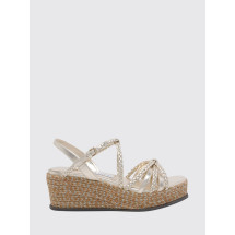 [Jimmy Choo] Wedges FW26 NYRA60ZKT SOFT GOLD MIX