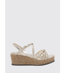 [Jimmy Choo] Wedges FW26 NYRA60ZKT SOFT GOLD MIX