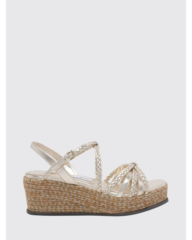 [Jimmy Choo] Wedges FW26 NYRA60ZKT SOFT GOLD MIX