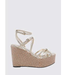 [Jimmy Choo] Wedges FW26 NYRA100ZKT SOFT GOLD MIX