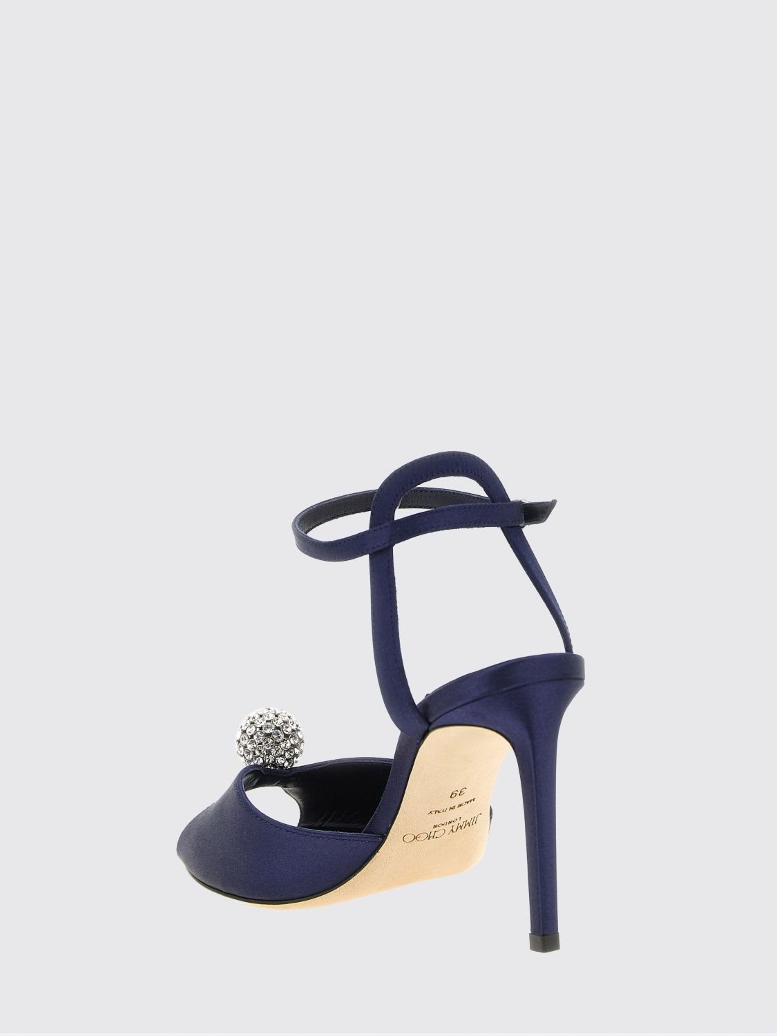 [Jimmy Choo] Sandals FW26 SACORA85WCZ MARINECRYSTAL